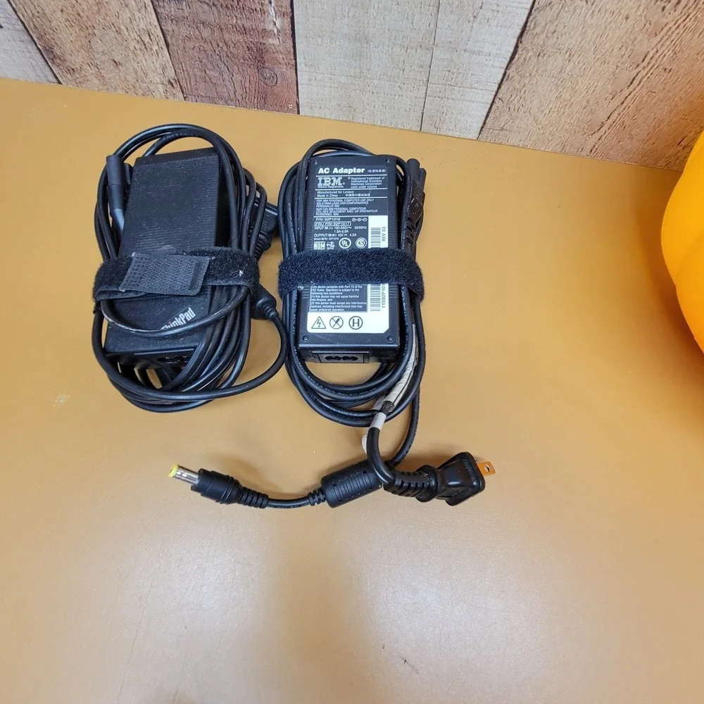 IBM ThinkPad AC Adapter 16V 4.5A 02K6657 and 12V 4.0A CH-1204 Power Supply Lot